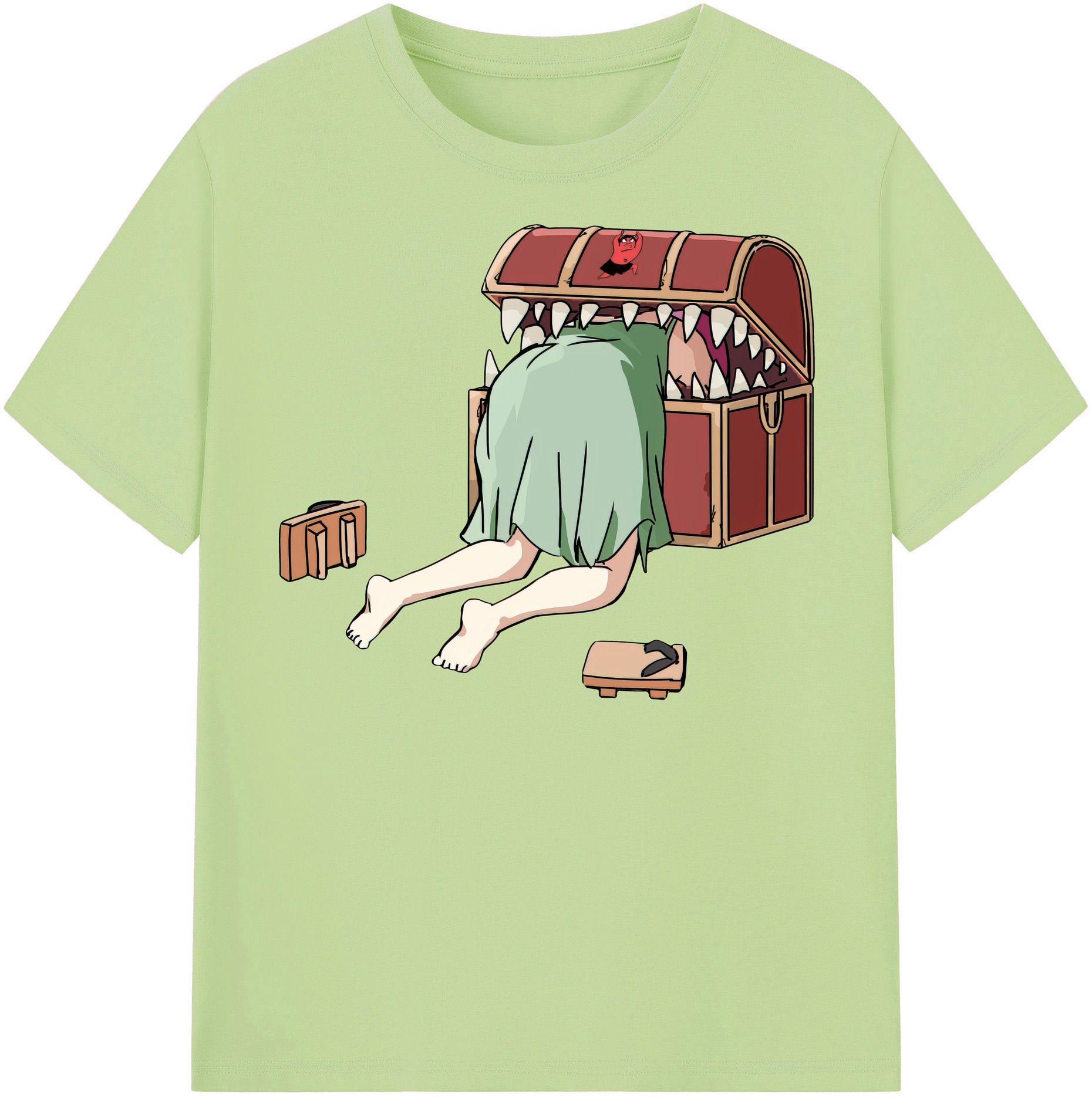 （画像用） 葬送のフリーレン Frieren 綿100％半袖Tシャツ（フロントプリント）